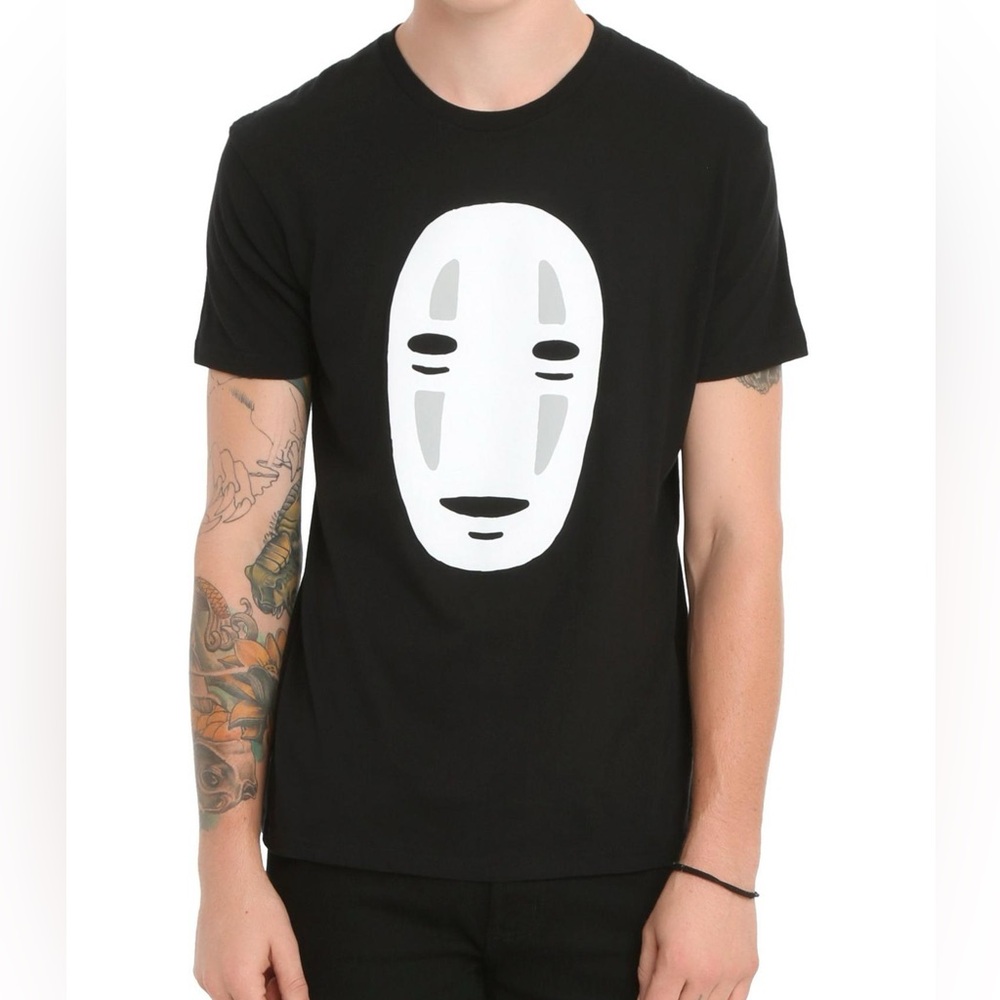 Hot Topic SPIRITED AWAY No-Face Black Unisex T-Shirt Sz S